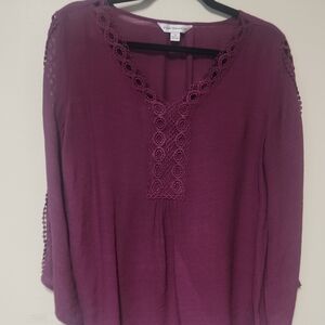 Embellished 3/4 Sleeve Blouse